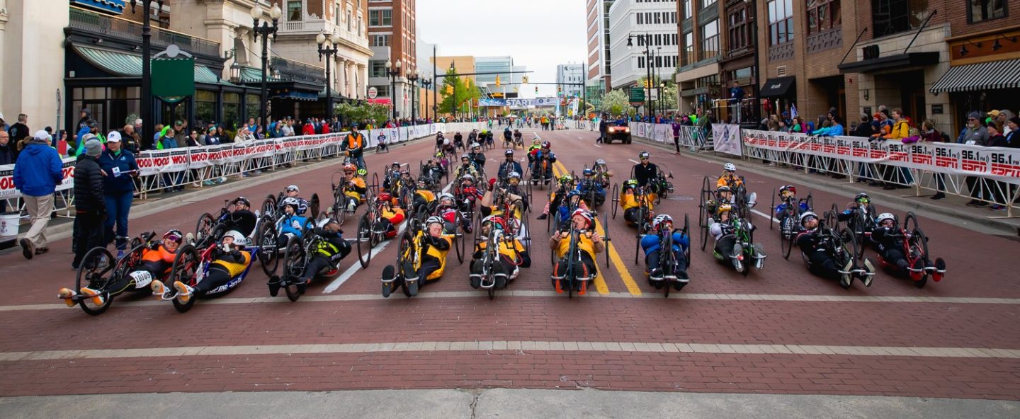 River Bank Run Handcycling and Wheelchair racers